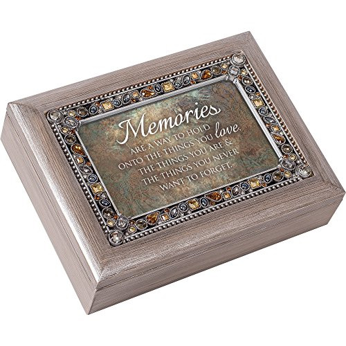 Cottage Garden Memories Way to Hold onto Things Brushed Pewter Jewelry Music Box Plays Wonderful World Cottage Garden Memories Way to Hold onto Things Brushed Pewter Jewelry Music Box Plays Wonderful World