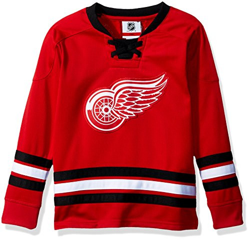 NHL Detroit Red Wings Boys Outerstuff Classic Hockey Crew Team Color Youth Large 12-14 NHL Detroit Red Wings Boys Outerstuff Classic Hockey Crew Team Color Youth Large 12-14