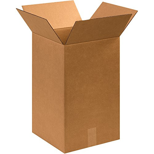 Aviditi 121220 Corrugated Cardboard Box 12 L x 12 W x 20 H Kraft for Shipping Packing and Moving Pack of 25