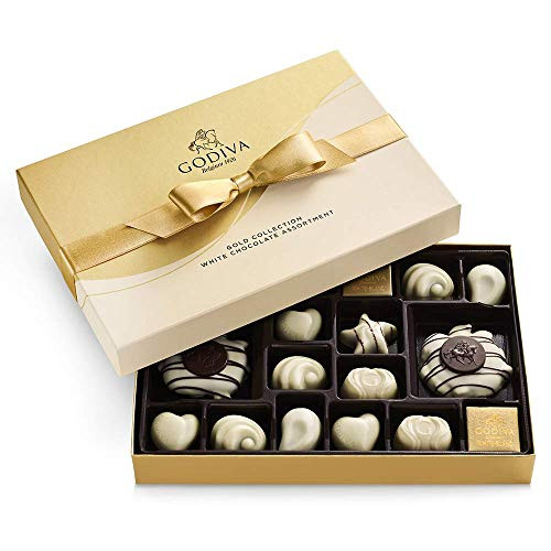 Godiva Chocolatier White Chocolate Gift Box 22-Ct_