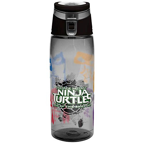 Zak Designs TNTU-K950 Turtles Movie 2 Tritan Bottle, 25 oz, Multicolor