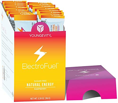 Hydration Supplements - Energy Drink Mix  Raspberry Electrolytes Powder Packets  Up to 60 Servings - Formerly GO Stik