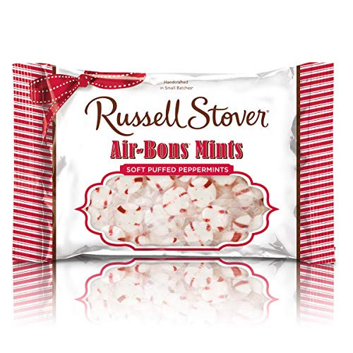 Russell Stover Air-Bons Mint Puffed Peppermints 12 Ounce Bag Pack of 12