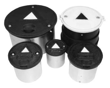EMCO WHEATON 567150 Lid Ductile White for 8 Monitor Well MH Bolt Down 8