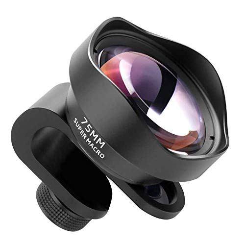 Moveski 75Mm Mobile Super Macro Lens Phone Camera Macro Lenses Compatible with iPhone Series and Android Smart Phones Clip on 4K Hd Lens