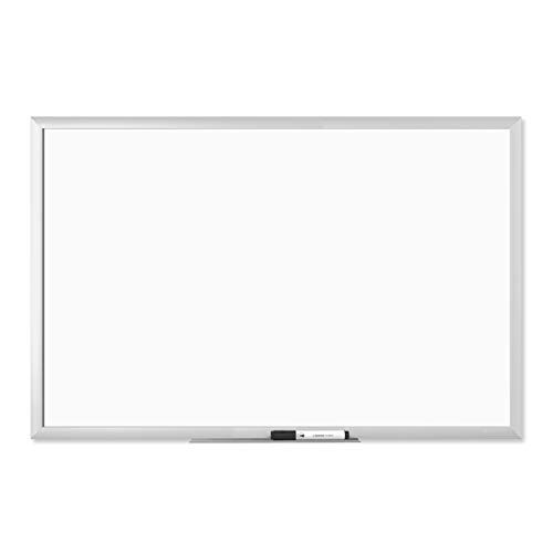 U Brands Magnetic Dry Erase Board 23 x 35 Inches Silver Aluminum Frame 071U00-01