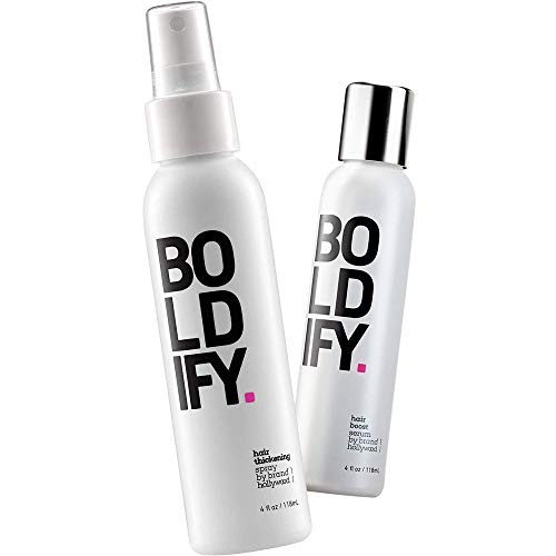 Thickening Spray  Hair Boost Serum Boldify Plump   Protect Bundle Volume Root Lift Texture  Instant Thickener Leave-In Conditioner Thermal Protectant