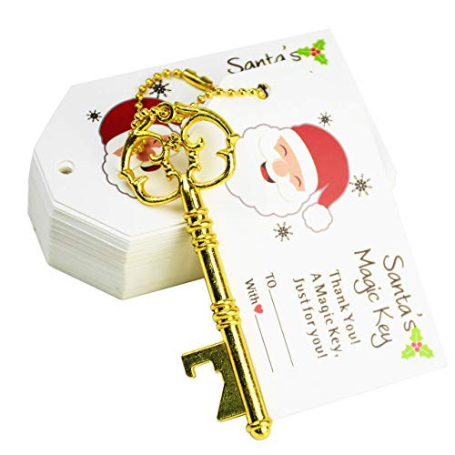 Aokbean 104pcs Vintage Skeleton Key Bottle Opener Party Favor Wedding Favor