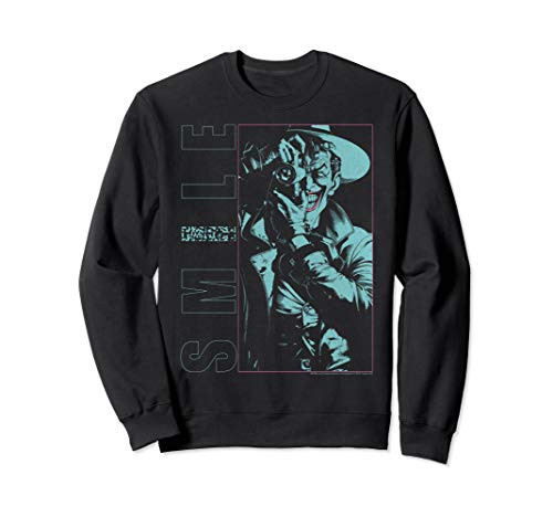 DC Comics The Joker Smile Dark Portrait Sweatshirt