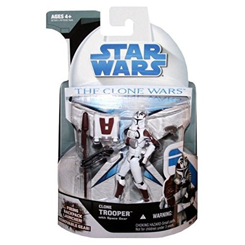 Hasbro Star Wars Clone Wars 2008 Clone Trooper with Space Gear Action Figure 21