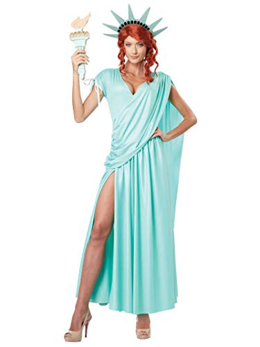 California Costumes Womens Lady Liberty Adult Mint Green Small