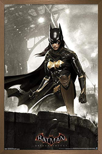 Trends International DC Comics Video Game - Arkham Knight - Batgirl Wall Poster 22_375 x 34 Bronze Framed Version