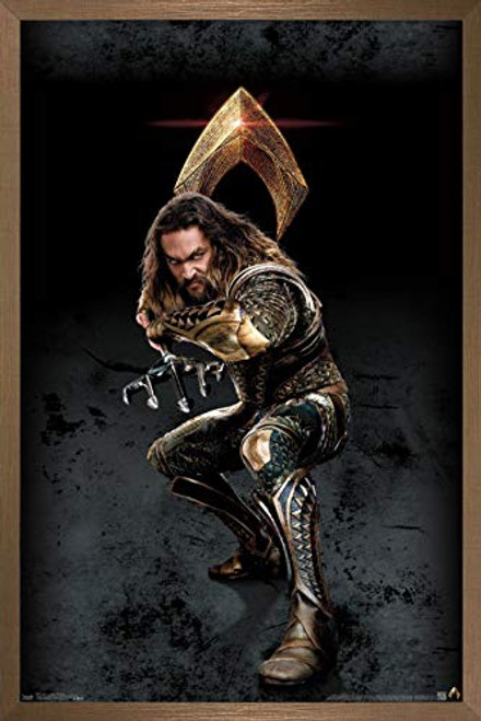 Trends International DC Comics Movie - Justice League - Aquaman Wall Poster 22_375 x 34 Bronze Framed Version Trends International DC Comics Movie - Justice League - Aquaman Wall Poster 22_375 x 34 Bronze Framed Version