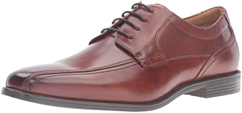 Florsheim Mens Portico Bike Toe Oxford Cognac 7_5 3E US