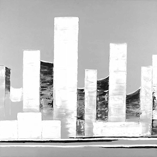 Minimalist Abstract Buildings Poster Print by Atelier B Art Studio 24 x 24