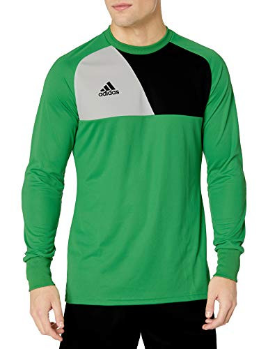 adidas Mens Soccer Assita 17 Goalkeeper Jersey Energy Green Blue Small