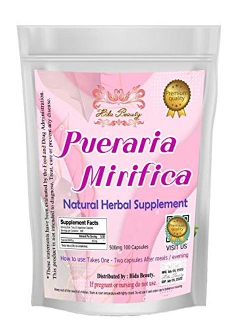 Premium 400 Capsules 500mg Pueraria Mirifica Powder Bust Enhancement Augmentation Grown in Thailand