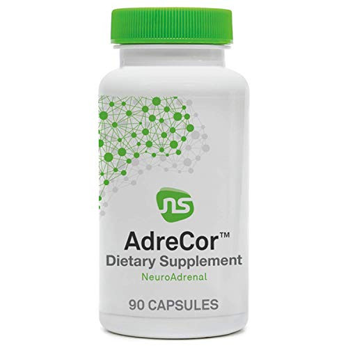 NeuroScience AdreCor - Adrenal Energy Support Complex with Rhodiola and Histidine to Help Reduce Fatigue and Stress 90 Capsules