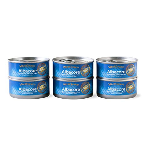 Vital Choice Wild Albacore Tuna In Water No Added Salt 3_75 oz Cans