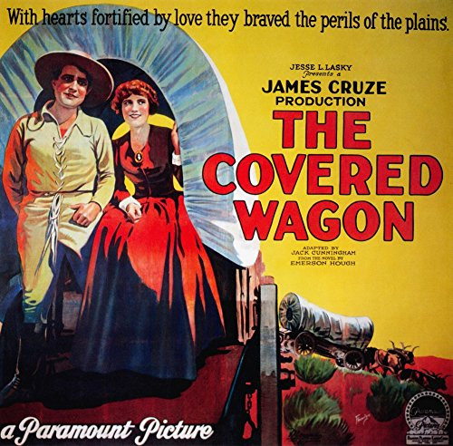 The Covered Wagon Poster From Left J Warren Kerrigan Lois Wilson 1923 Movie Poster Masterprint 28 x 22
