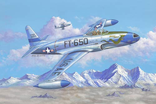 Hobby Boss 148 Scale F-80C Shooting Star Fighter - Plastic Model Building Set  81725