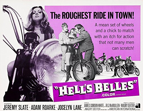 Posterazzi HellS Belles Center From Left Jeremy Slate Jocelyn Lane Adam Roarke 1970 Movie Masterprint Poster Print 28 x 22