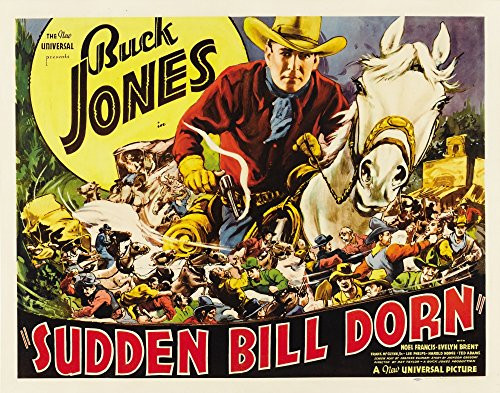 Posterazzi Sudden Bill Dorn Center Buck Jones 1937 Movie Masterprint Poster Print 28 x 22