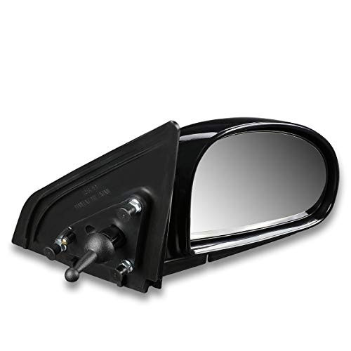 DNA Motoring OEM-MR-KI1321125 Factory Style Manual PassengerRight Side View Door Mirror