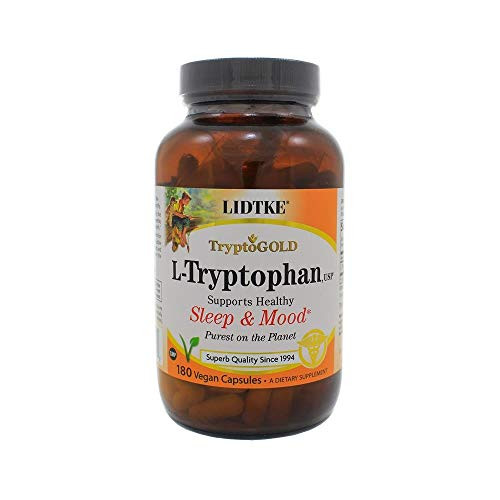 L-Tryptophan 500 mg - 180 Capsules by Lidtke L-Tryptophan 500 mg - 180 Capsules by Lidtke