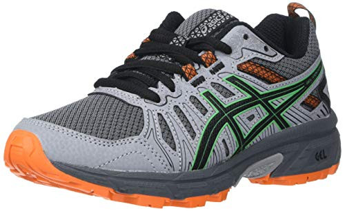 ASICS Kids Gel-Venture 7 GreyOrange 5_5 M US Big Kid