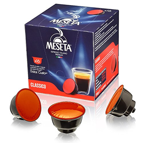 Meseta Italian Classico Nescafe Dolce Gusto Compatible Coffee Capsule Pods - For Use in Nescafe Dolce Gusto Machines - 96ct