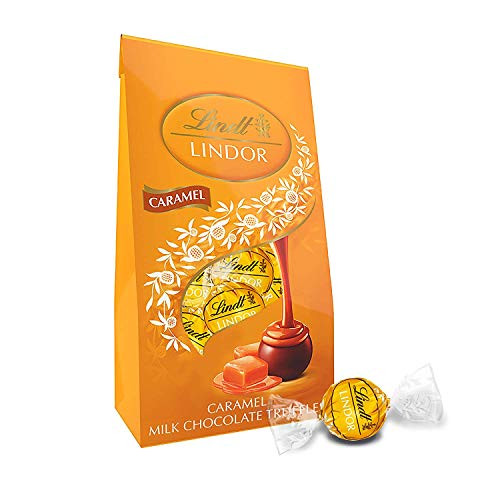 Lindt LINDOR Caramel Truffles 5_1 Oz Bag pack of 6