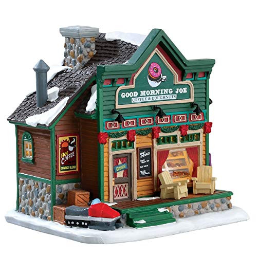 Lemax Porcelain Lighted Building - Good Morning Joe Cafe