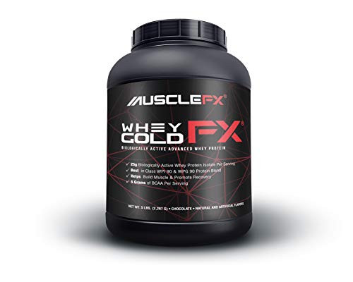Muscle FX Whey FX Gold 100 Whey Protein Powder - Biologically Active Advanced Whey Protein Whey Protein Isolate 90 Primary Source 25g Protein 5g BCAAs 5g Glutamine Per Serving Vanilla 5 Pound Muscle FX Whey FX Gold 100 Whey Protein Powder - Biologically Active Advanced Whey Protein Whey Protein Isolate 90 Primary Source 25g Protein 5g BCAAs 5g Glutamine Per Serving Vanilla 5 Pound