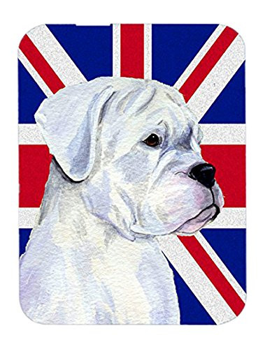 Caroline's Treasures Boxer with English Union Jack British Flag Mouse Pad/Hot Pad/Trivet (SS4951MP)