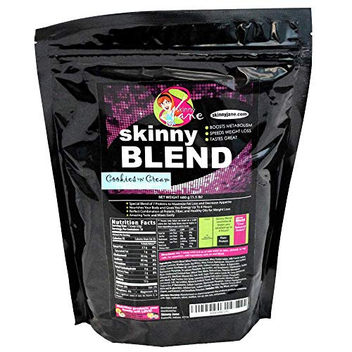 Best Tasting Protein Shake for Women - Lose Weight Slim Down Fast - Weight Loss Supplement - Decrease Appetite - Increase Energy - 30 Shakes per Bag Cookies n Cream - Skinny Blend Best Tasting Protein Shake for Women - Lose Weight Slim Down Fast - Weight Loss Supplement - Decrease Appetite - Increase Energy - 30 Shakes per Bag Cookies n Cream - Skinny Blend