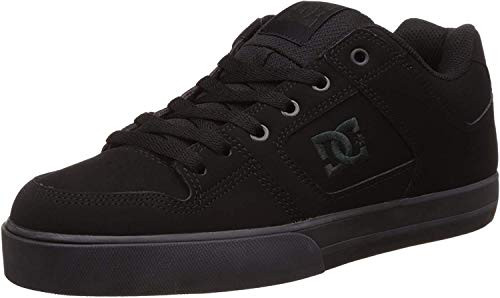 DC Mens Pure Skate Shoe BLACKPirate Black 13 D US