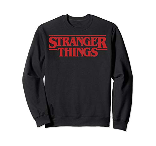 Netflix Stranger Things Simple Red Logo Sweatshirt
