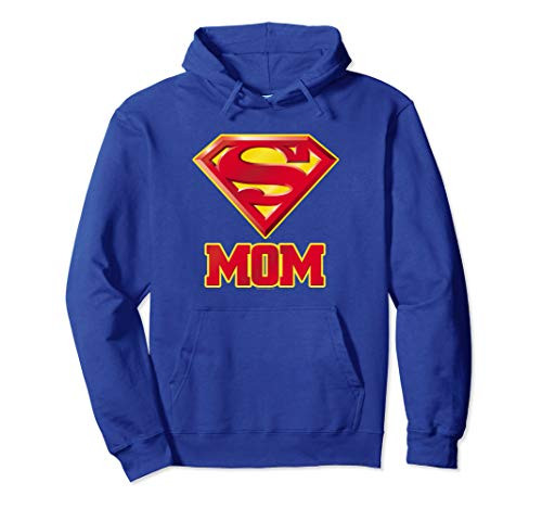 Superman Super Mom Pullover Hoodie