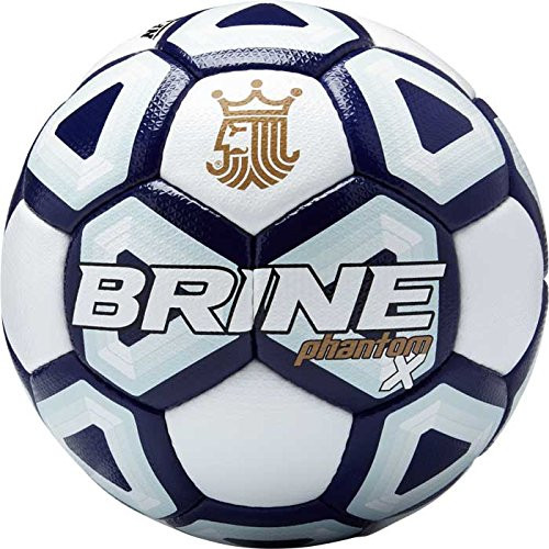 Brine Phantom X Soccer Ball Football Size 5 - New and Improved Navy