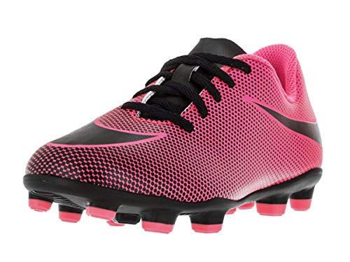 Nike Jr_ Bravata II FG Firm-Ground Soccer Cleat Pink BlastBlack 2 Little Kid