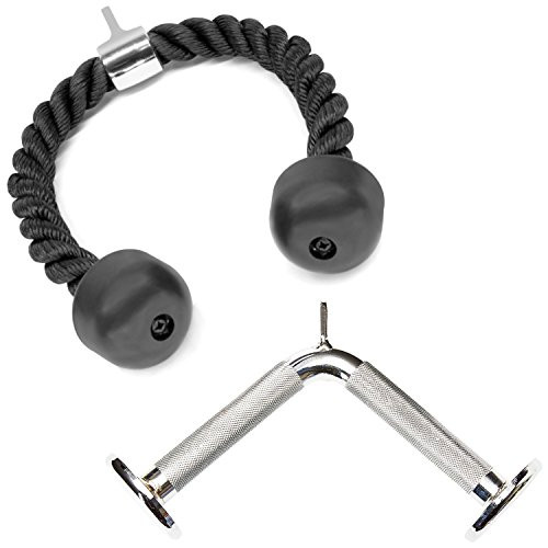 A2ZCARE Tricep V Shaped Press Down Bar Tricep Rope  V-Shaped Bar
