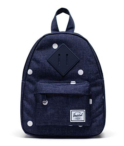 Herschel Heritage Backpack Polka Dot Crosshatch Peacoat Mini 7_0L