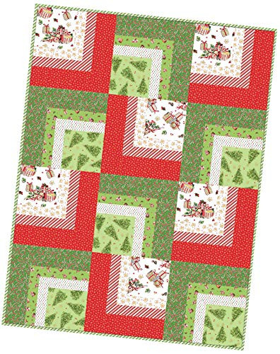 All The Trimmings Corner Cabin Pod Quilt Kit Maywood Studio