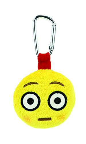 Kids Preferred Emoji Backpack Clip - Blushed Face Plush