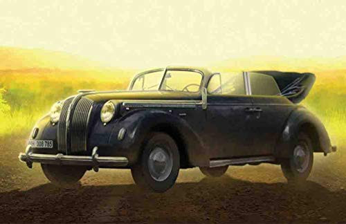 ICM 135 Scale Admiral Cabriolet WWII German Staff Car with Figures - Plastic Model Building Kit  35471