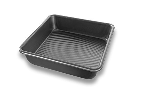 USA Pan Patriot Pan Bakeware Aluminized Steel 8-Inch Square Cake Pan