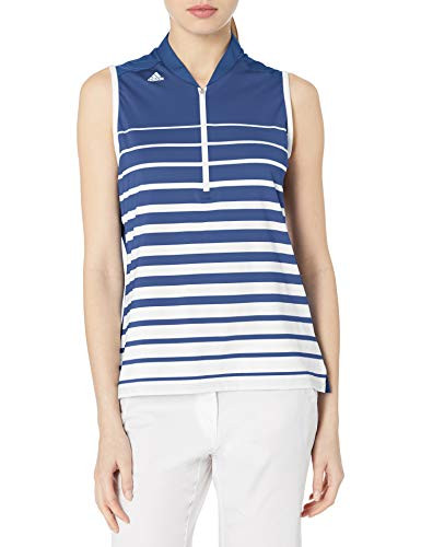 adidas Golf Engineered Stripe Polo Shirt Tech Indigo X-Large