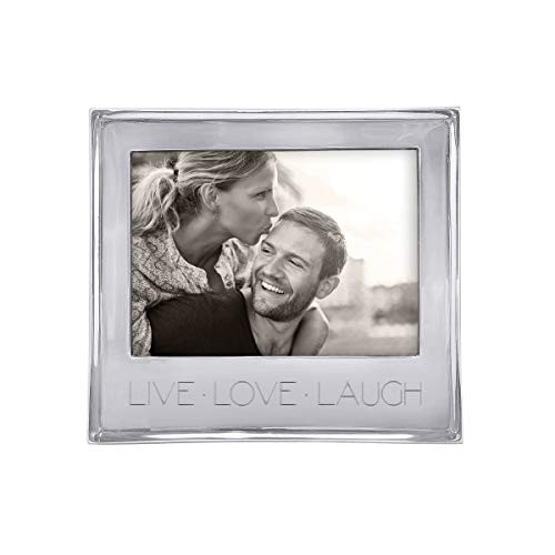 MARIPOSA Engraved Picture Frame Signature 5x7 Live Love Laugh