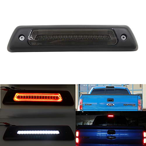 NSLUMO Led Third Brake Light for 09-14 F-ord F150 LED 3rd Brake Light Red Rear Brake Light Smoke Lens